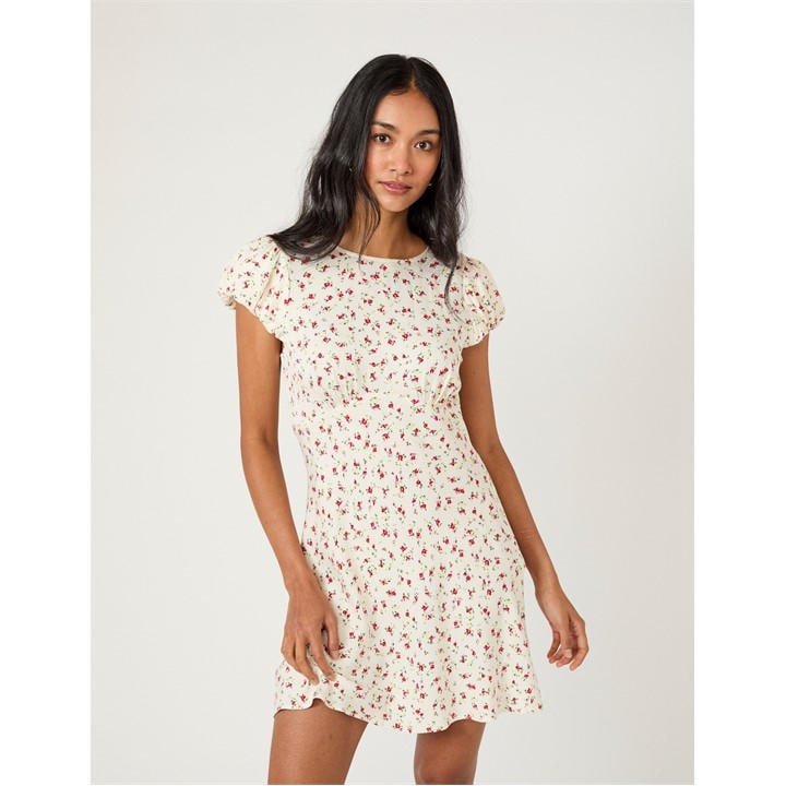 Nobodys Child Women's White Nc Maggie Mini Dress