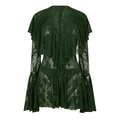 NORMA KAMALI - NK V RuffleMini Ld61