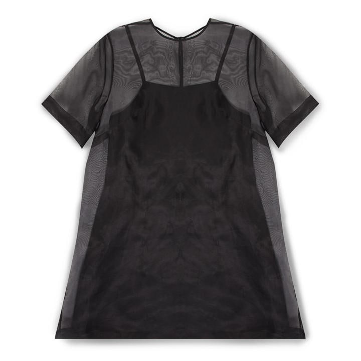 Ami Paris Women's Black Ami Trapeze Drs Ld61 - Size 12