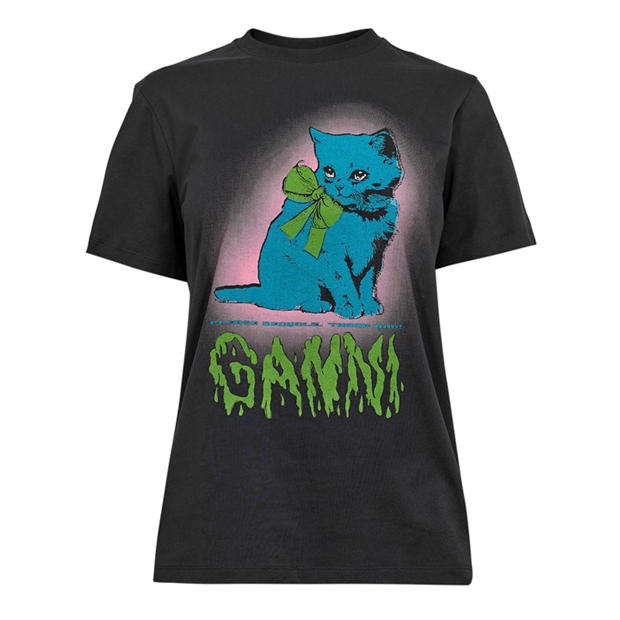 Bright White - GANNI - Ganni Bsc Ctn Jrsy Ld62