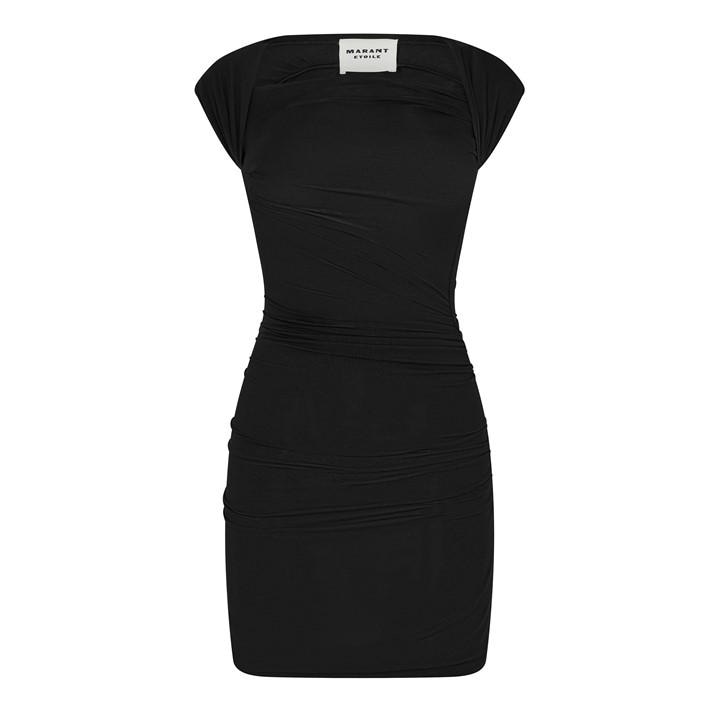 Marant Etoile Women's Black Iria Mini Dress - Size 10