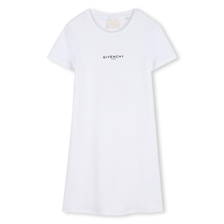 Givenchy Girls White Kids' T-Shirt Dress - 8 - 9 Years