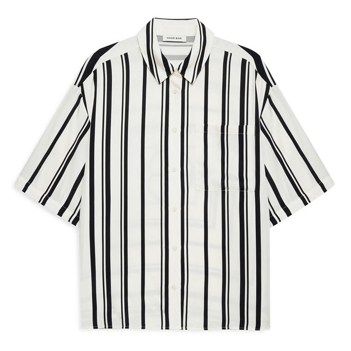 Anine Bing Nine Coco Shirt Ld61 In Multi