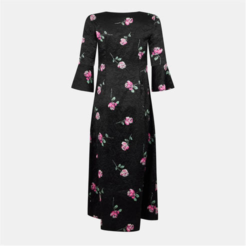 GANNI - Women's Satin UCut Smock Dress