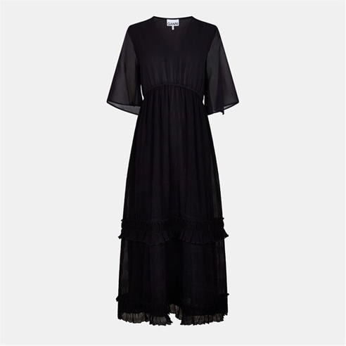 GANNI - Women's GeorgetteV Maxi Dress