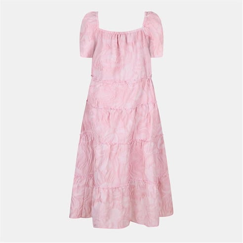 GANNI - Women's Lyr Cloqué Smock Dress