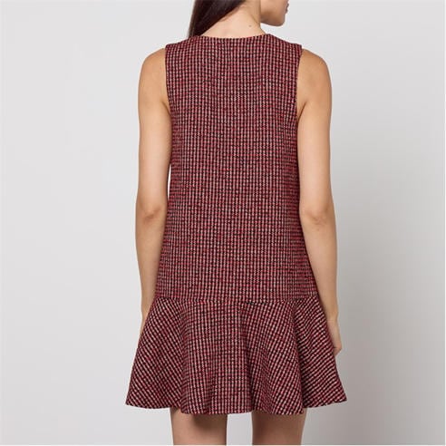 GANNI - Women's Check Mini Dress