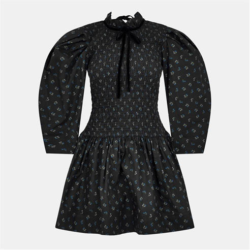 GANNI - Women's Smock Mini Dress