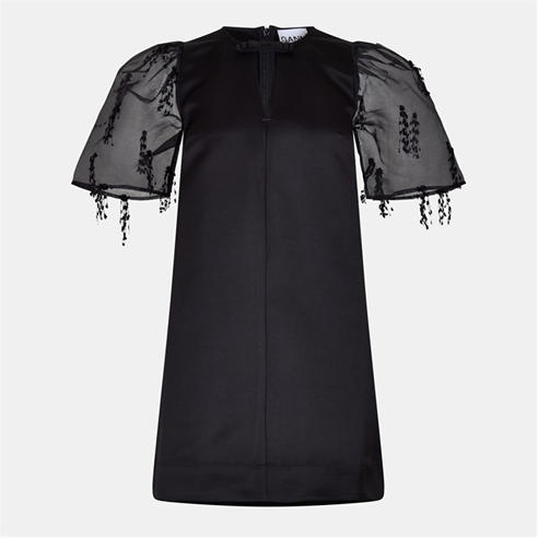 GANNI - Women's Organza Mini Dress