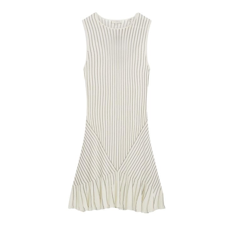 Ted Baker Women's Cream Knitted Mini Dress