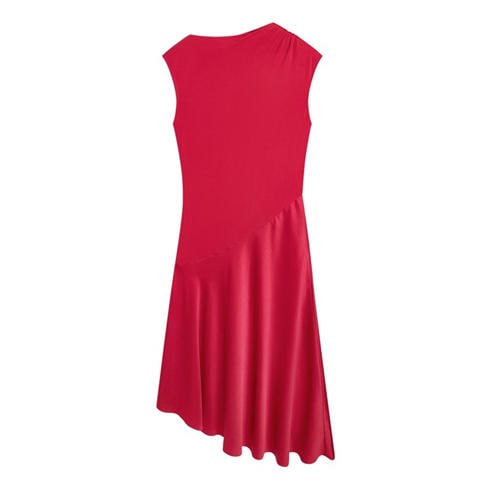 Ted Baker - Ted Baker Asymmetric Satin Panel Midi Dress