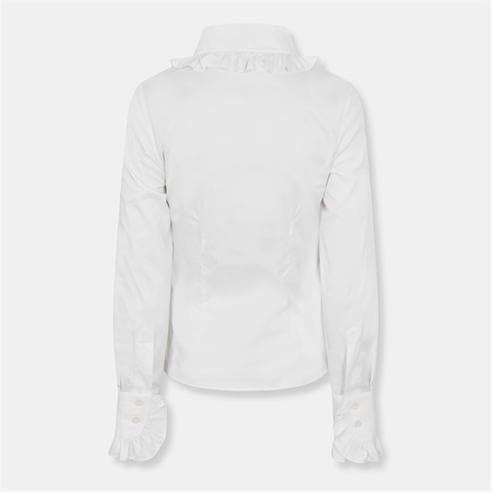 VIVIENNE WESTWOOD - Women's Viv Frill Short Sleeve Plain Shirt