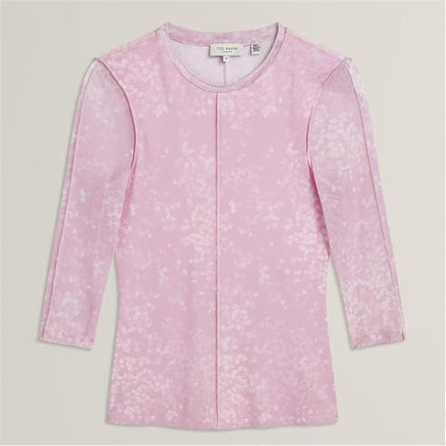 Ted Baker - Ted Baker Mesh Print Top