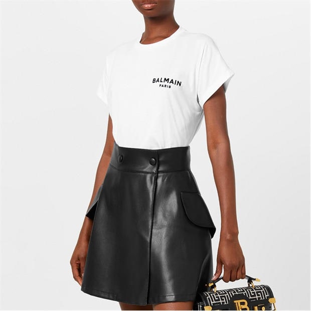 BALMAIN Small Logo T Shirt,All Products : American Fashion Style Bags On Sale