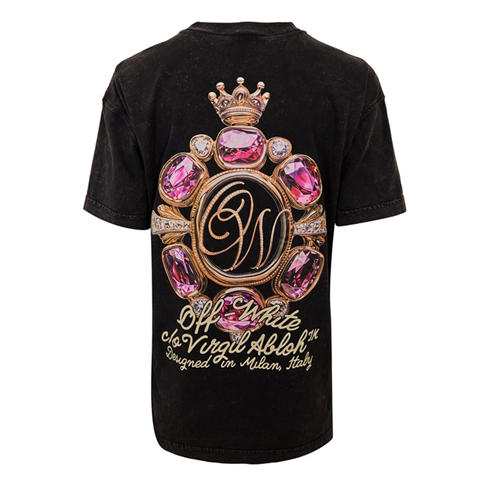 OFF WHITE - Off Jwls Marble Tee Ld61