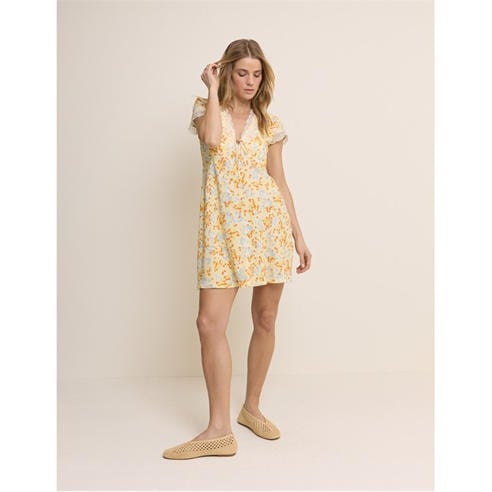 NOBODYS CHILD - Aida Short Sleeve Mini Dress