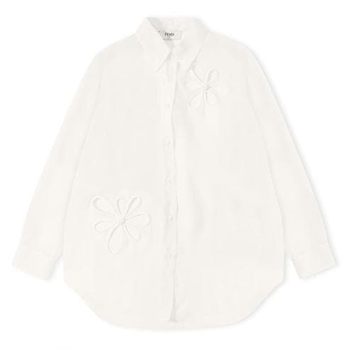 FENDI - Women's Long Sleeve Patterned Shirt