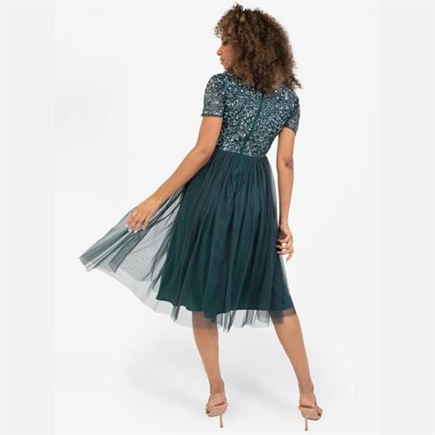 Maya Deluxe - Maya De V Neck Midi Ld99