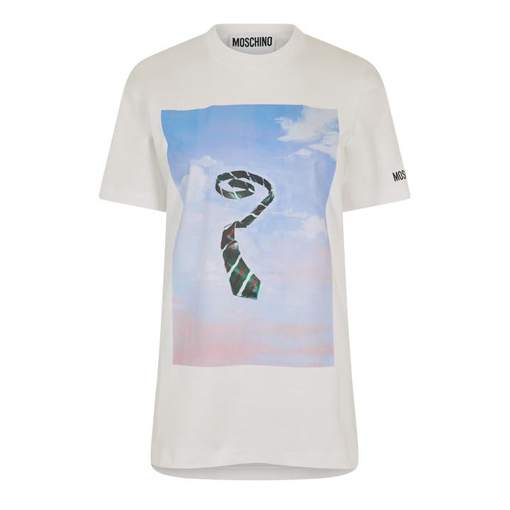 Moschino Women's White T-Shirt
