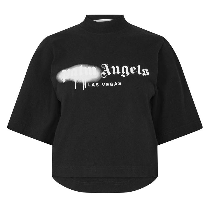 Palm Angels Women's Multi Milano Cropped T-Shirt