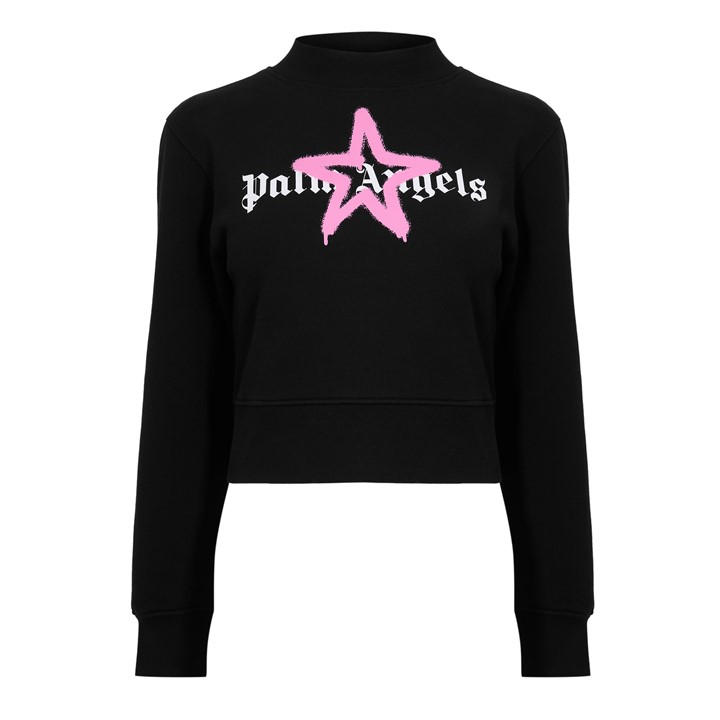 Palm Angels Women's Multi Palm Star Fit Crew