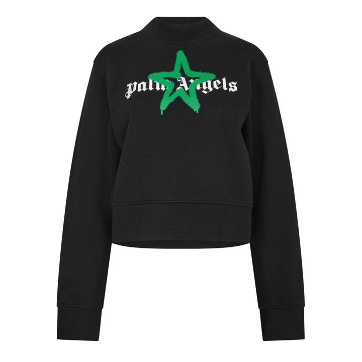 Palm Angels Women's Multi Palm Star Fit Crew