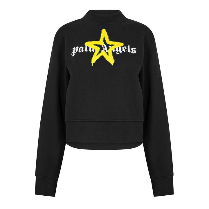 Palm Angels Women's Multi Palm Star Fit Crew