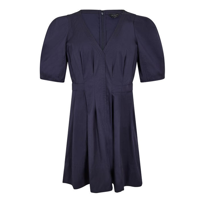 Ted Baker Women's Blue Ted V Neck Md