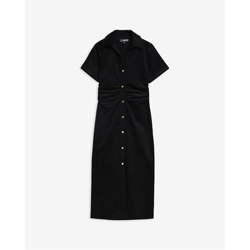 Barbour International - Womens Kenna Cotton Long-Sleeve Maxi Dress