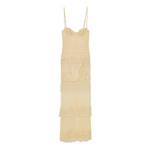 PATBO - Women's Crochet Bloom Beach Long Maxi Dress