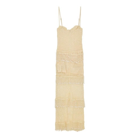 PATBO - Women's Crochet Bloom Beach Long Maxi Dress
