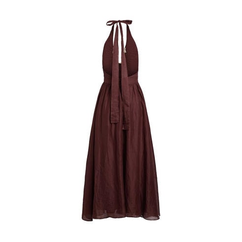 BARDOT - Women's Cavarly Ramie Halter Maxi Dress