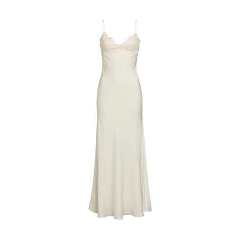 BARDOT - Women's Elisian Lace Satin Bias Cut Maxi Dress