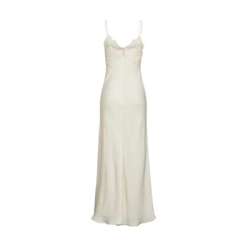 BARDOT - Women's Elisian Lace Satin Bias Cut Maxi Dress