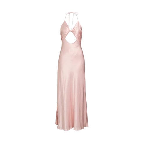 BARDOT - Women's Isola Halter Neck Viscose Maxi Dress