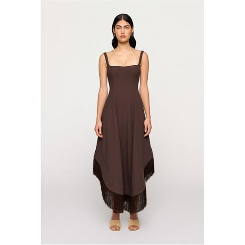 CLEA - Women's Emine Fringe Long Maxi Dress