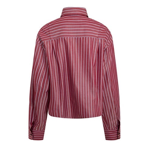 THE ANDAMANE - Women's Georgiana Crop Long Sleeve Patterned Shirt