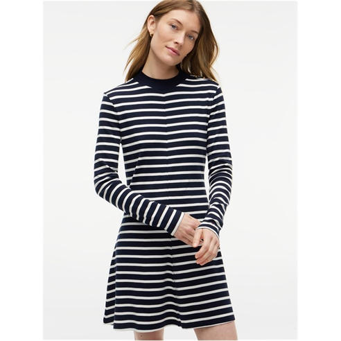 Tommy Hilfiger - Women's Cody Long-Sleeve Crew-Neck Slim-Fit Skater Dress