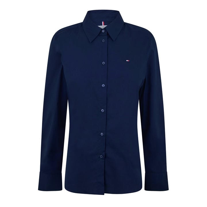 Tommy Hilfiger Women's Blue Heritage Shirt Size 12