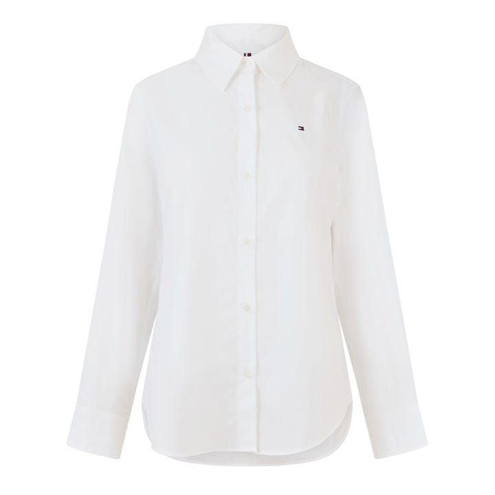 Tommy Hilfiger Women's White Heritage Shirt Size 14