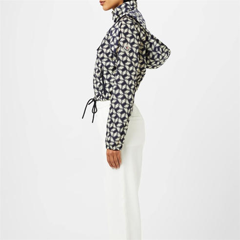 MONCLER - Women's Marpessa Cropped Long Sleeve Rain Anorak