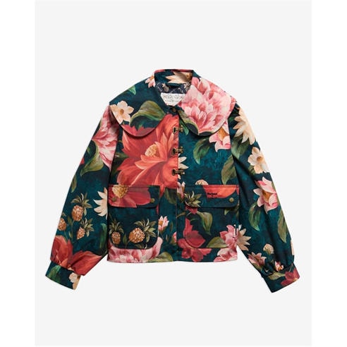 BARBOUR X FARM RIO - Womens Barn Jacket