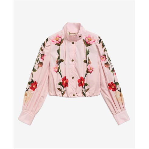 BARBOUR X FARM RIO - Women's Bomber Jacket