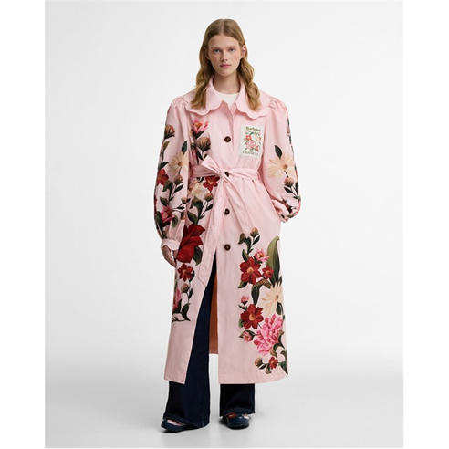 BARBOUR X FARM RIO - Women's Trench Coat