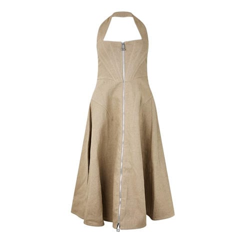 BOTTEGA VENETA - Women's Sculpted Knitted Jumper Dress