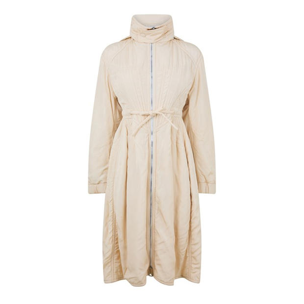 Bottega Veneta Women's Mid-Length Hooded Long Sleeve Full Zip Parka