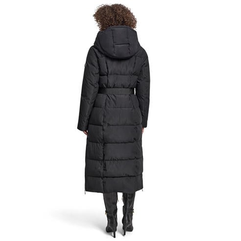 DKNY - Women's Outerwear Insulated Quilted Long Puffer Jacket