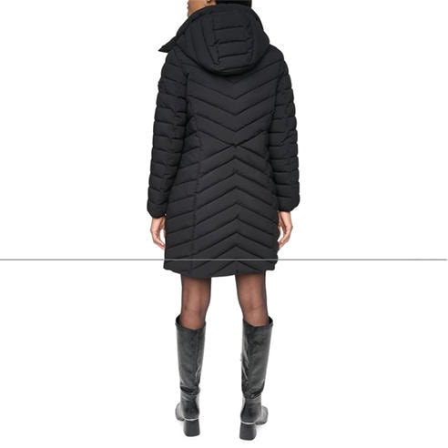 DKNY - Women's  Double-Zip Quilted Medium Puffer Jacket