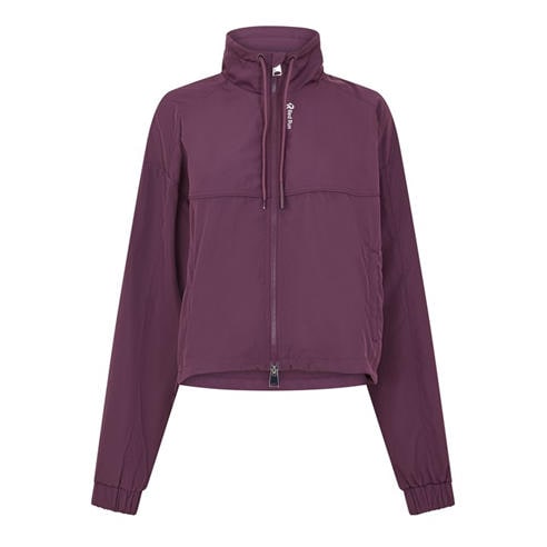 RED RUN - Womens Active Dark Cherry Windbreaker