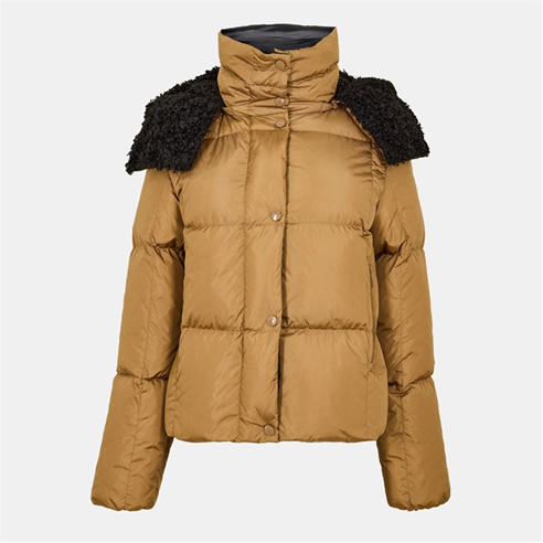 MONCLER - Women's Insulated Water-Resistant Fitted Short Puffer Jacket